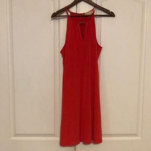 Cool orange summer dress!